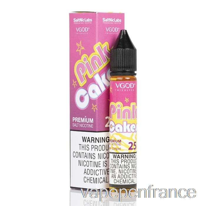 Gâteaux Roses - Vgod Saltnic - Stylo Vape 30 Ml 25 Mg